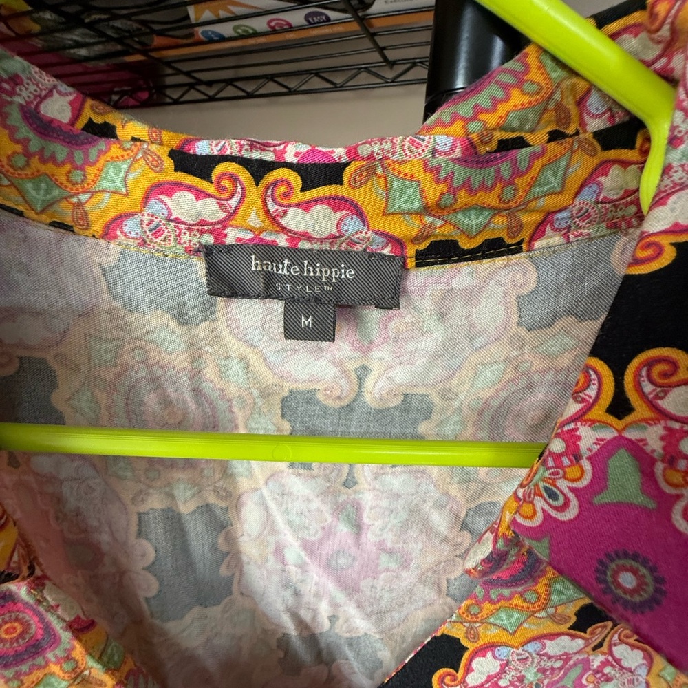 Haute Hippie Multicolor Patterned Top - Picture 4 of 4